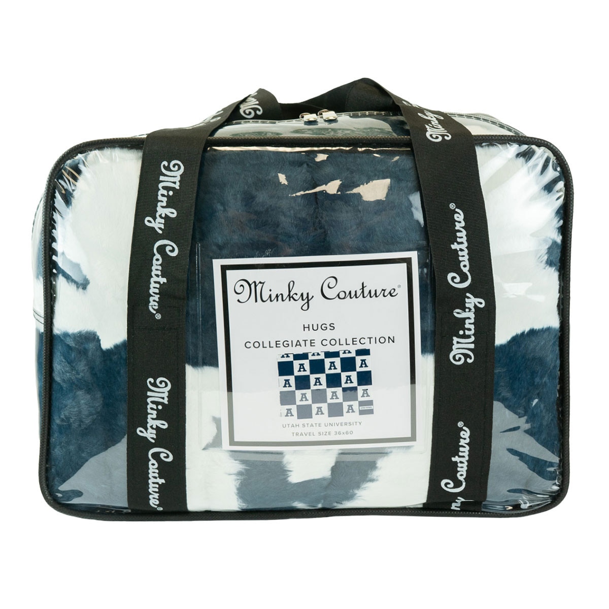 Minky Couture Utah State Aggies Hugs Blanket
